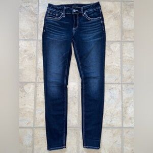 Silver Jeans Suki Skinny Dark Wash SIZE 28W/31L